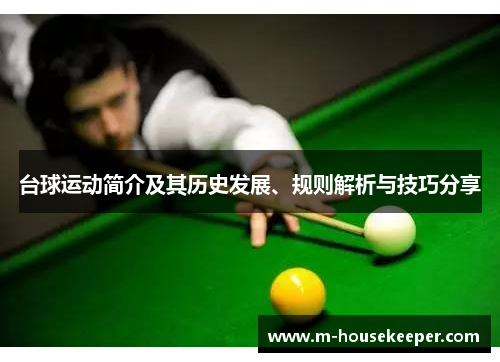台球运动简介及其历史发展、规则解析与技巧分享
